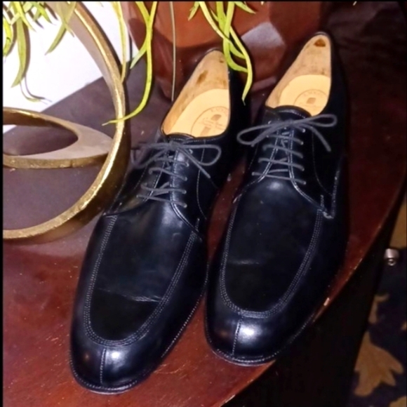 E. VOGEL Custom Black Leather Premium Dress Shoes, 14 - Picture 4 of 7
